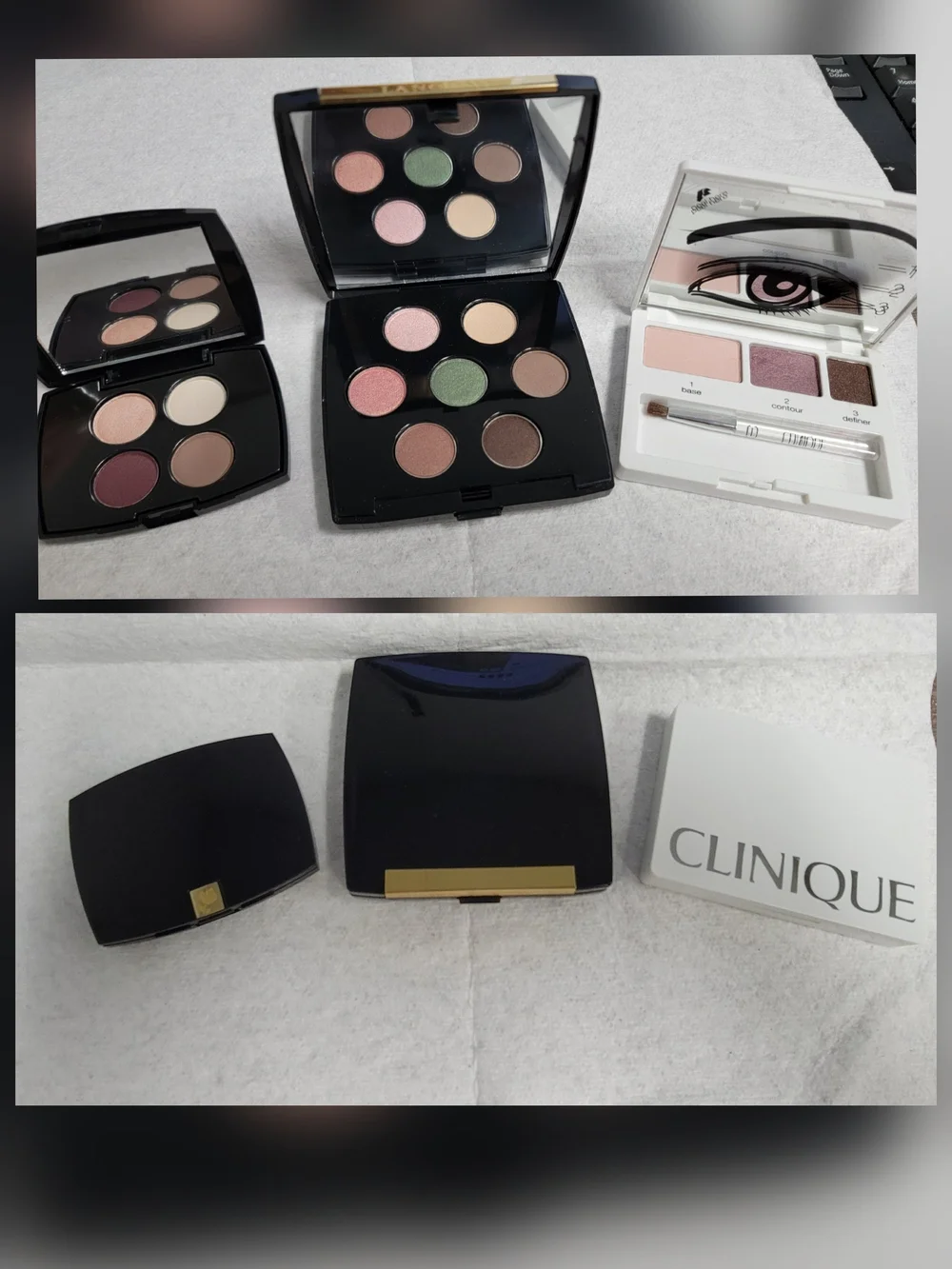 NWOB's-Lancôme, & Clinique Eyeshadow Palettes (set of 3) beautiful colors